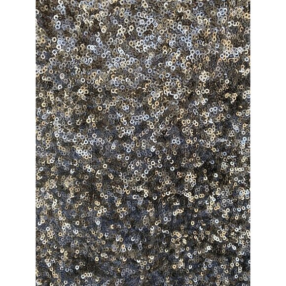 Cache Silver Sequin Skirt Size 4 Straight Pencil Party Lined Back Zipper NWT - Picture 8 of 12